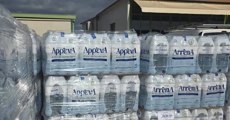 Άμεση στήριξη στην Αίγινα από το Φυσικό Μεταλλικό Νερό ΑρρένΑ